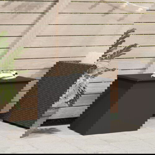  Vanjska kutija za spremanje s pohranom Crna 55 x 50.5 x 50 cm Cijene