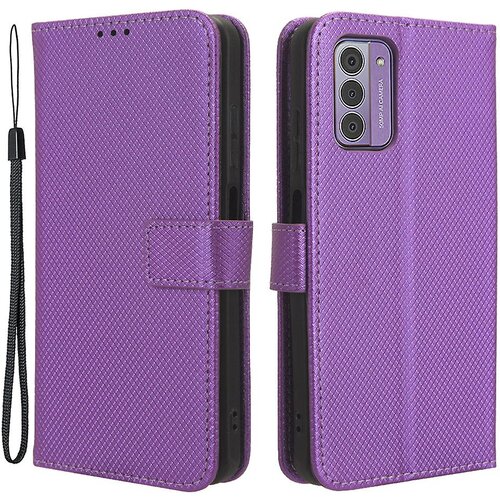 INORCO Ovitek za telefon z denarnico iz PU usnja za Nokia C300, ovitek za telefon s stojalom z diamantno teksturo proti praskam, (22035623) Slike