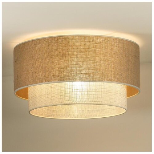  duolla - plafonsko svetlo yute boho 3xE27/15W/230V prečnika 60 cm braon/krem Cene