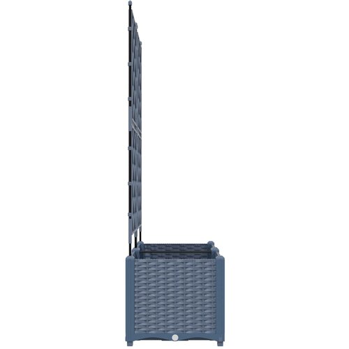  Vrtna saksija 2 kom. Siva 80 x 40 x 143 cm PP Slike