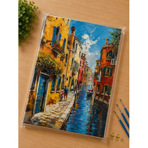  BOJENJE PO BROJEVIMA SET VENECIJA 40X50CM *AK Slike