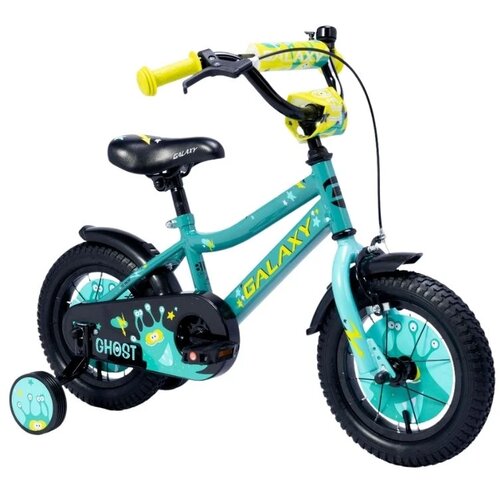 Mega Favorit Bicikl za dečake Galaxy Ghost 12&amp;quot; Turquoise, 2g+ Slike