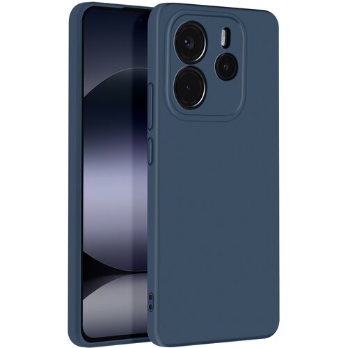 AVIZAR Ohišje za Xiaomi Redmi Note 14 4G poltrdno Mehak dotik proti praskam, Modra noč, (5000015771) Cene