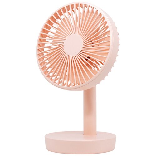 INF Polnilni namizni ventilator 4000mAh, 3 hitrosti, 150&deg; oscilacija Pink, (5000310508) Cene