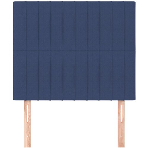  Uzglavlje plavo 90x5x118/128 cm tkanina Slike