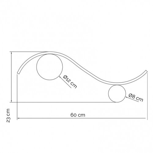 Vesta 567 zidna lampa 14W 3000K mesing Slike
