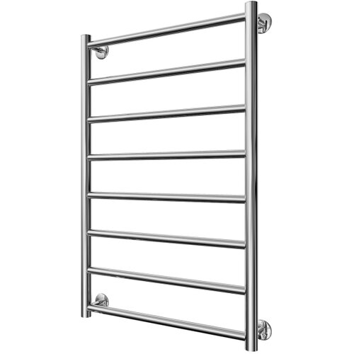  Kupaonski merdevinski radijator INOX FLAT 163W/230V 77x53 cm nerđajući čelik/sjajni hrom Slike