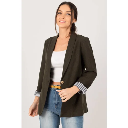 armonika Blazer - Khaki - Regular fit