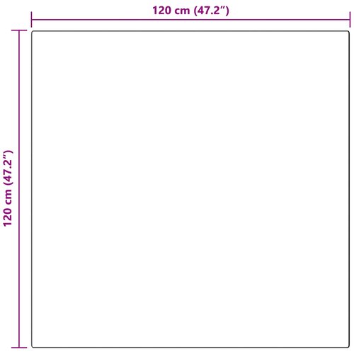  Tepih od umjetne ovčje kože TAFALLA Antracit 120 x 120 cm Slike