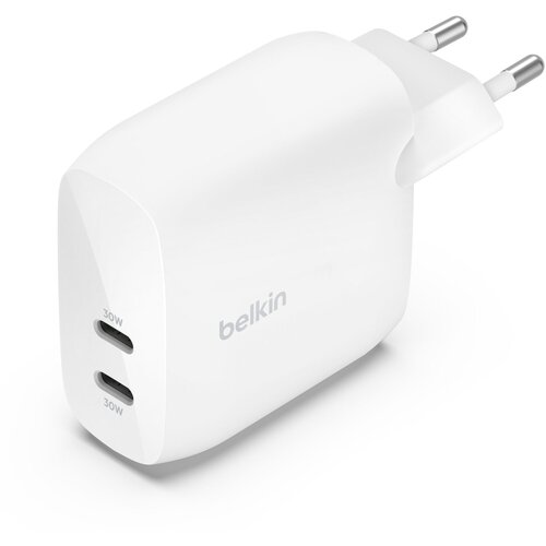 Belkin Wall Vharger 2xUSB-C 60W PD 3.1 white WCB010vfWH Cijene