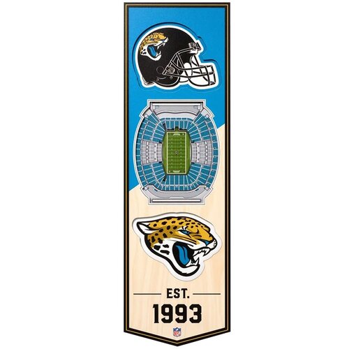 Drugo Jacksonville Jaguars 3D Stadium Banner slika Cene