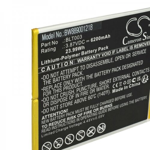 VHBW Baterija za Oppo Realme Pad Mini, BLT003, 6200 mAh Cene