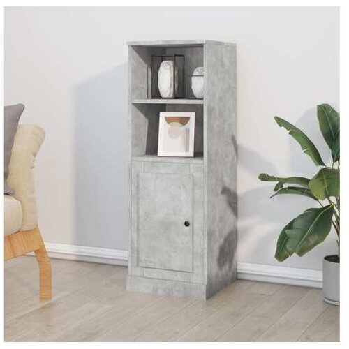  Visoka omarica betonsko siva 36x35,5x103,5 cm inženirski les Cene