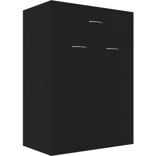 Maison Chic Omarica za obutev - Kopa za čevlje črna 60x35x84 cm iverna plo&amp;scaron;ča, (21777377) Slike