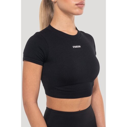 GymBeam Women&amp;lsquo;s Flow Crop Top Black L Slike