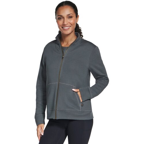 Skechers &amp;Scaron;portne jope in jakne Go Walk Everywhere Full Zip Hoodless Zelena Slike