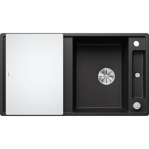 Blanco pomivalno korito AXIA III 5 S InFino SILGRANIT desko steklo, z daljin. prim. - GRAFIT Cene
