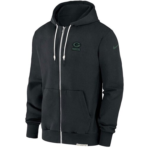 Nike mu&amp;scaron;ka Green Bay Packers Dri-FIT 2023 Sideline Player zip majica sa kapuljačom Slike