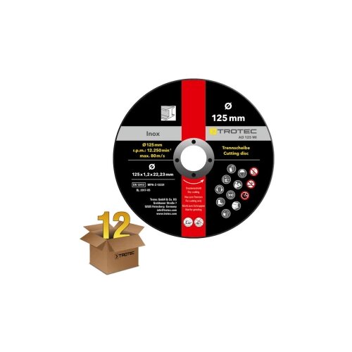 Trotec INOX-Metal-Rezna ploča AD 125 MI u paketu od 12 komada Cijene