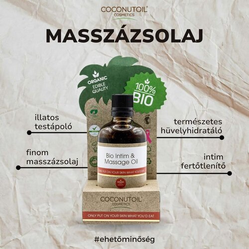 Coconutoil Kokosovo olje - organsko olje za intimno nego in masažo (80ml) Slike