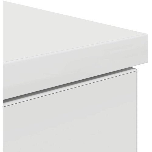  Stol Bijeli 86x49x76 cm Konstruirano drvo Slike