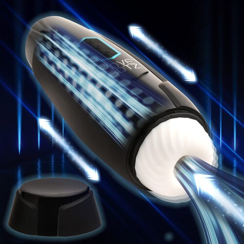 Lovebotz The Milker Max 14X Thrusting &amp;amp; Vibrating Masturbator Slike