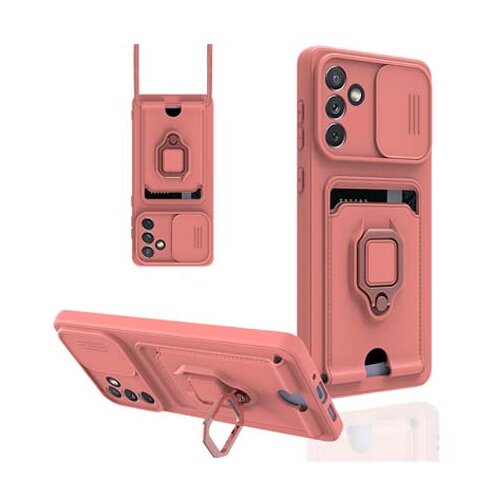  futrola zuma protect sa pertlom za xiaomi redmi note 12 pro roze Slike