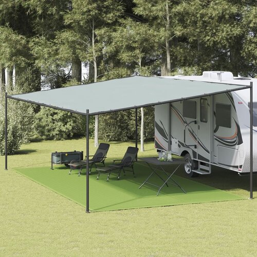 VidaXL Preproga za &amp;scaron;otor svetlo zelena 400x700 cm HDPE Slike