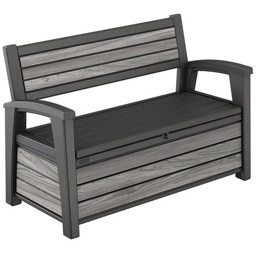 Keter Deco garden bench 227 l storm grey (inje, 261848 Slike