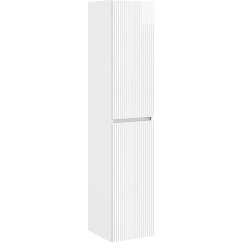  Set namje&amp;scaron;taja za kupaonicu 3 kom. Bijela visokog sjaja 33 x 34,5 x 160 cm Slike