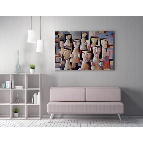 Wallity WY325 (50 x 70) multicolor decorative canvas painting Cene