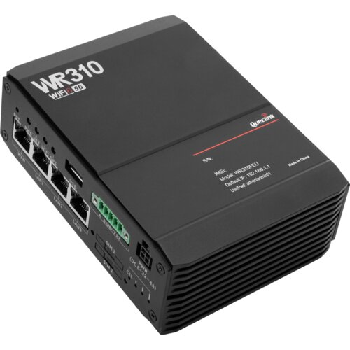 Queclink WR310FEU 5G router, wifi 6,1xWAN, 3xLAN, 2xSIM, RS232/RS485, gnss Slike
