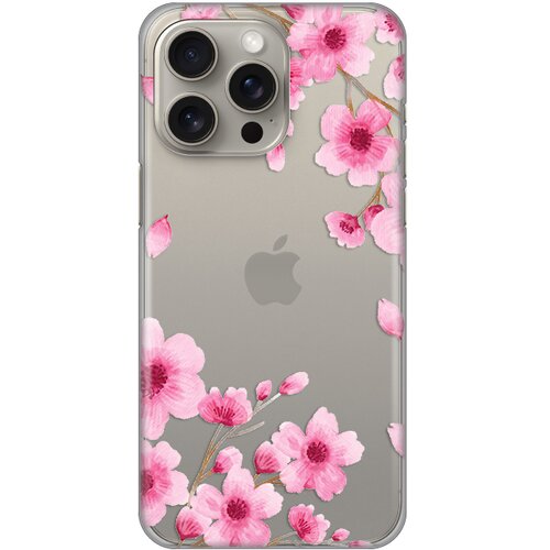  torbica silikonska print skin za iphone 15 pro max 6.7 rose flowers Cene