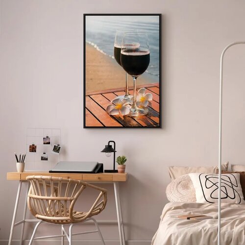  Slika - Love Refreshment (1 Part) Vertical 60x90 U crnom drvenom okviru Slike