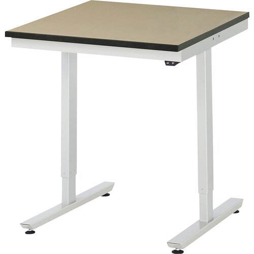 RAU Delovna miza z električno nastavitvijo višine, MDF-plošča, nosilnost 150 kg, ŠxG 750 x 800 mm Cene