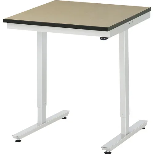 RAU Delovna miza z električno nastavitvijo višine, MDF-plošča, nosilnost 150 kg, ŠxG 750 x 800 mm