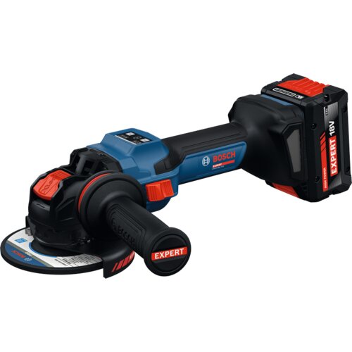 Bosch EXWX18V-15S (2xEXBA18V-80, EXAL18V-160, l-boxx) akumulatorska ugaona brusilica sa sistemom x-lock expert 06019M6101 Slike