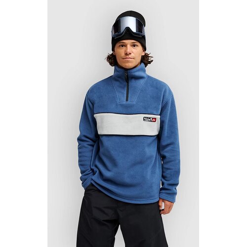 Quiksilver Yg Cruz Polar Half-Zip Pulover iz flisa dark denim Slike