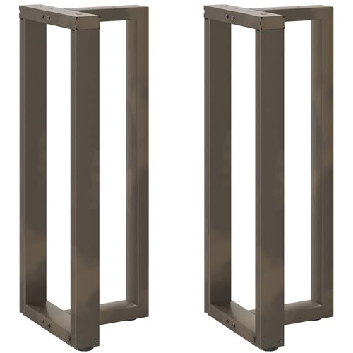  Noge za barski stol T-oblika 2 kom Crne 40x35x(100-101) cm Čelik Cene
