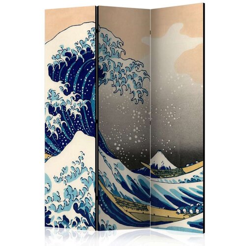  Paravan u 3 dijela - The Great Wave off Kanagawa [Room Dividers] 135x172 Slike