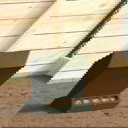 VidaXL hranilica za piliće maslinasto zelena 40 x 40 x 45 cm Slike