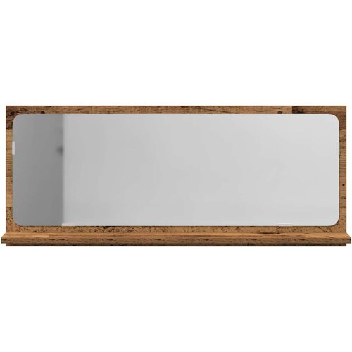  Ogledalo Polica Staro drvo 90 x 10,5 x 37 cm Konstruirano drvo Slike