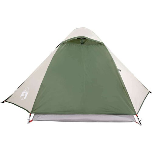 VidaXL &amp;Scaron;ator za kampiranje za 2 osobe zeleni 224x248x118 cm taft 185T Slike