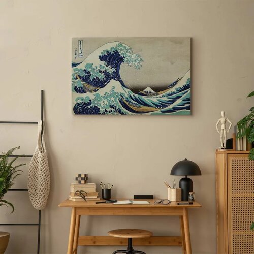  Slika - Hokusai Katsushika &amp;ndash; The Great Wave off Kanagawa 90x60 Standard Slike