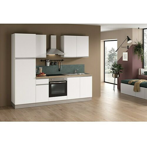 Marinelli Cucine Montažna kuhinja Luce (Širina: 250 cm, S električnim uređajima) Cijene