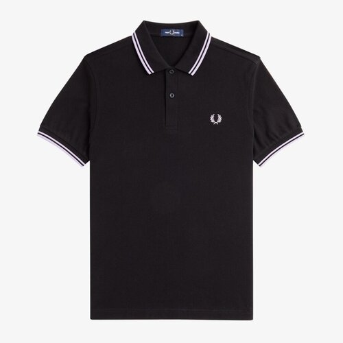 Fred Perry Majice &amp;amp; Polo majice TWIN TIPPED Črna Slike