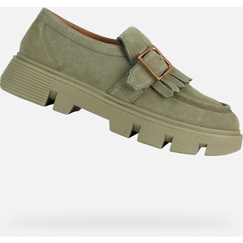 Geox Light green women&amp;#039;s moccasins Vilde - Women&amp;#039;s Slike