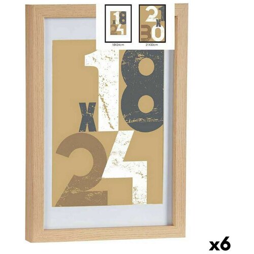  Okvir za sliku 24 x 2 5 x 32 5 cm Prirodno Staklo Drvo MDF (6 kom.) Cijene