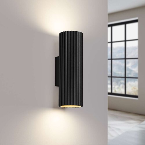  Sollux SL.1649 - Zidno svetlo KARBON 2xGU10/10W/230V crno Slike