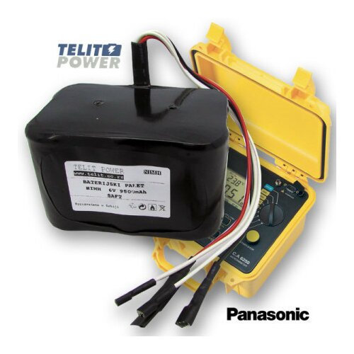 TelitPower baterija za Chauvin Arnoux TIP 6250 NiMH 6V 9500mAh Saft ( P-1489 ) Slike